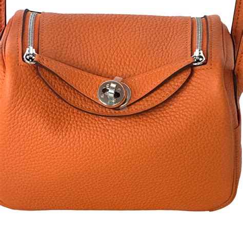 hermes mini lindy orange|mini lindy price 2024.